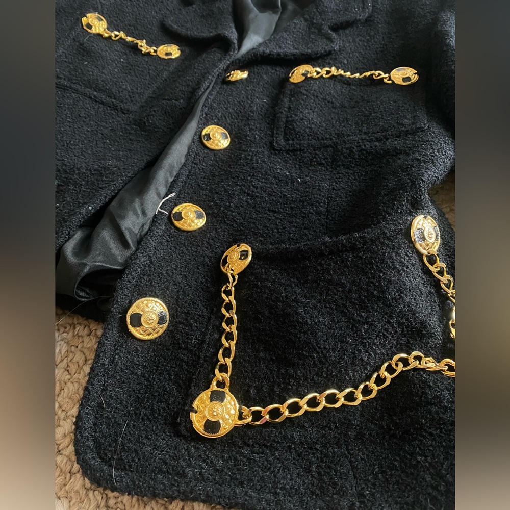 Vintage Blazer and short set (From France) - Picture 3 of 12